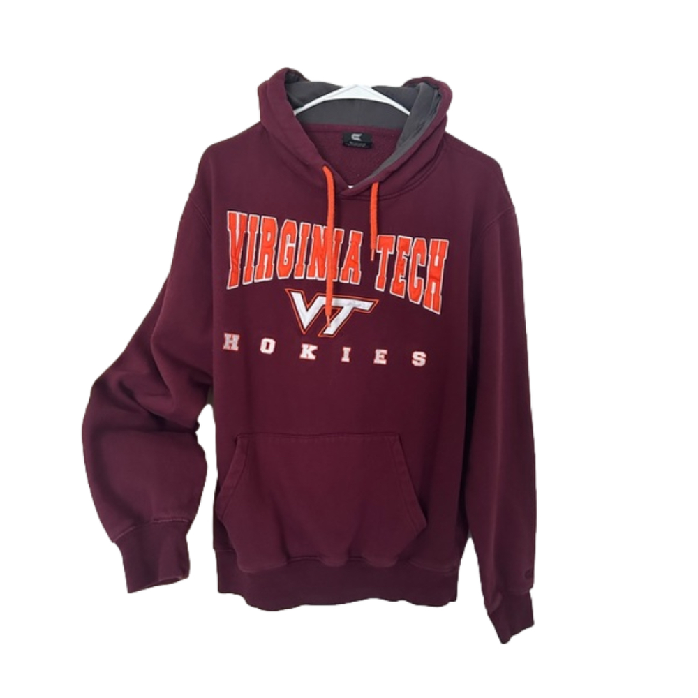 Virginia Tech Hokies Embroidered Pullover Hoodie Men’s Medium
